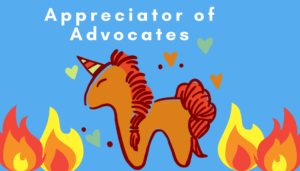 Appreciator of Advocates unicorn